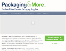 Tablet Screenshot of packagingmore.com